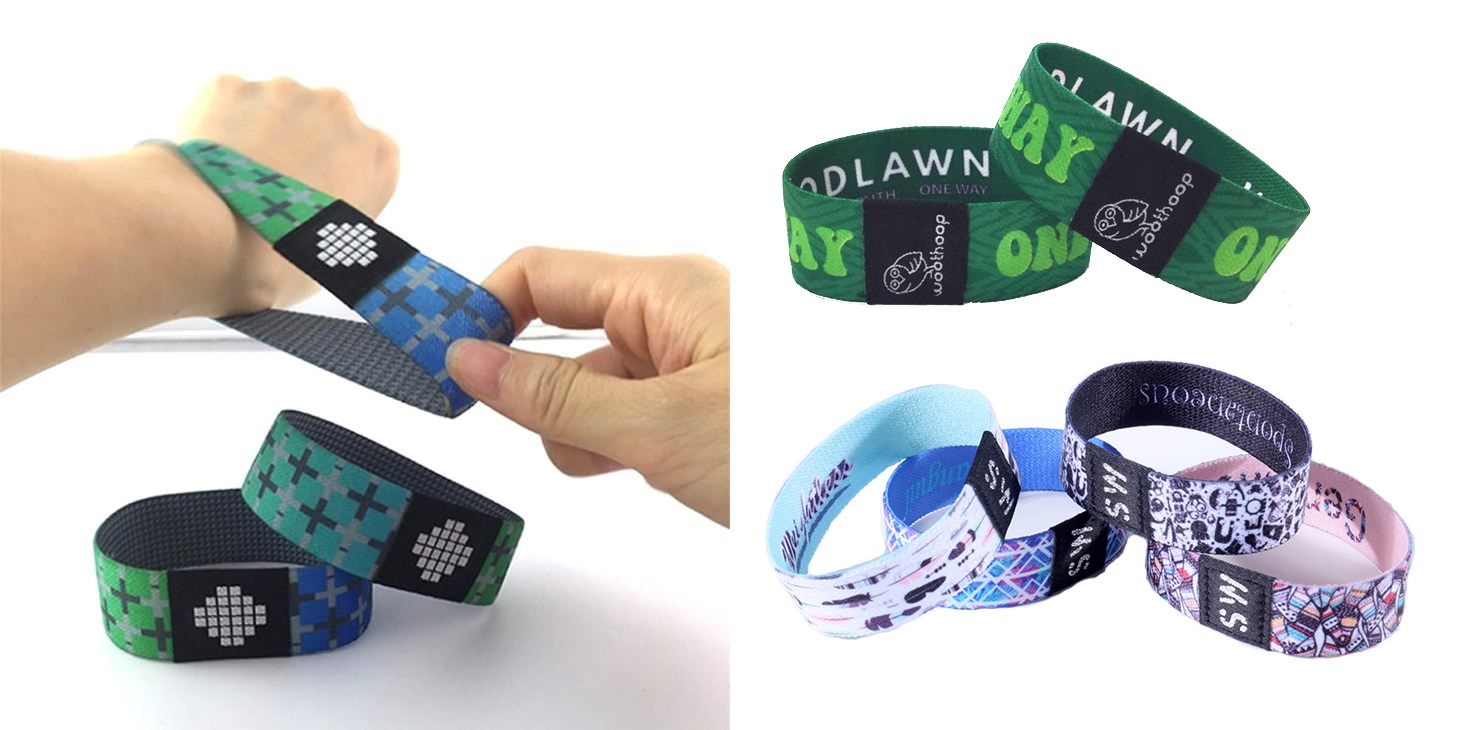 Ntag213 Chip Custom Elastic RFID Wristband For Festival - RFID Stretch  Wristbands